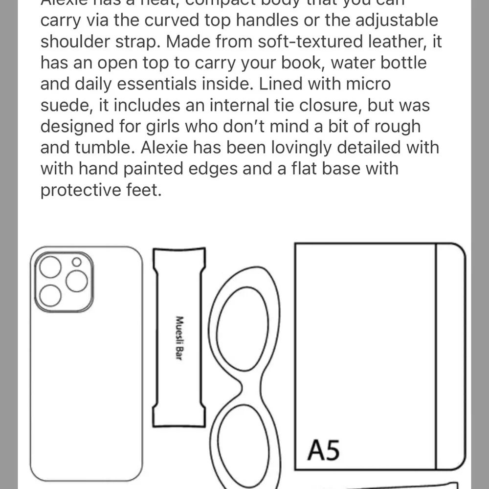 The Horse Brown Tote Bag Minimalist Design - Picture 5 of 5
